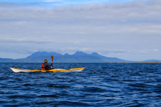Eigg & Rum from Sound of Arisaig Sea Kayak Sound of Arisaig