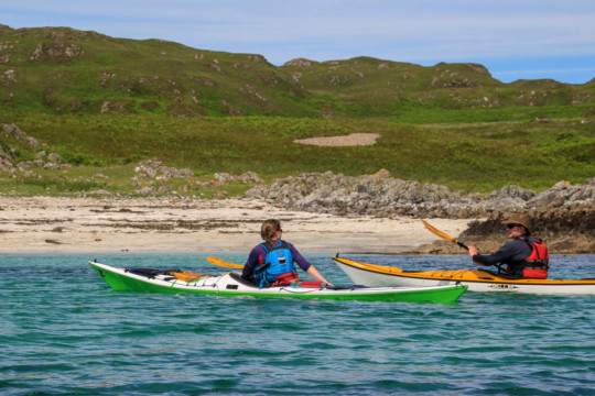 Beach near Eilean a Ghaill, Sound of Arisaig Sea Kayak Sound of Arisaig Beach