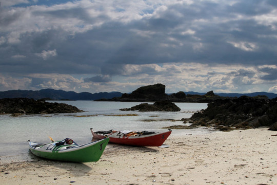 Beach near Eilean a Ghaill, Sound of Arisaig Sea Kayak Sound of Arisaig Beach