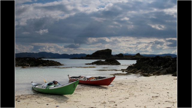 Beach near Eilean a Ghaill, Sound of Arisaig Sea Kayak Sound of Arisaig Beach
