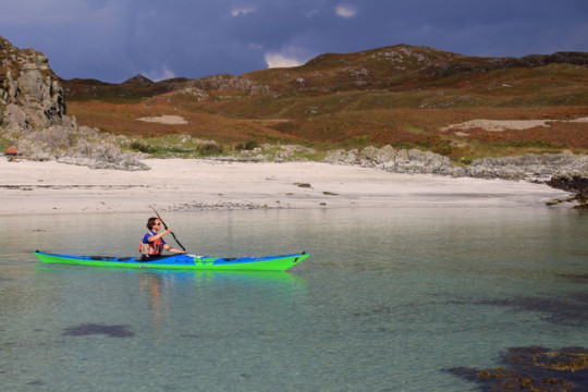 Beach near Eilean a Ghaill, Sound of Arisaig Sea Kayak Sound of Arisaig Beach