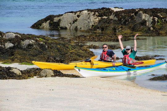 Beach Landing, Arisaig Skerries Sea Kayak Morar Arisaig Beach