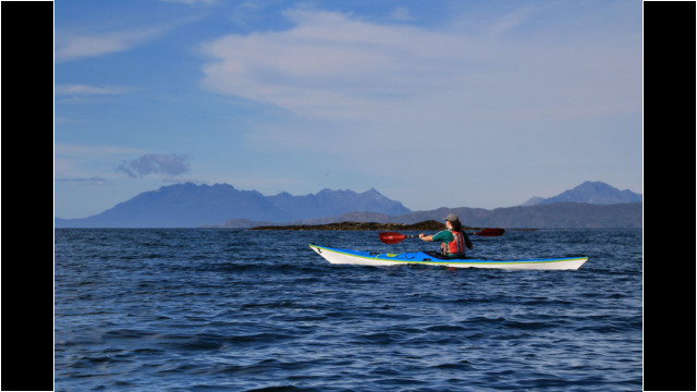 Cuillins of Skye from Arisaig Skerries Sea Kayak Morar Arisaig Skye Cuillins