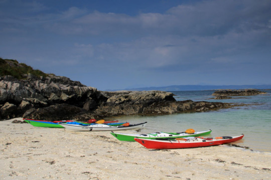 Beach Landing, Arisaig Skerries Sea Kayak Morar Arisaig Beach