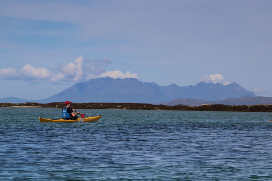 Cuillins of Skye from Arisaig Skerries Sea Kayak Morar Arisaig Skye Cuillins