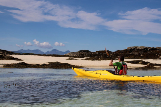 Beach Landing, Arisaig Skerries Sea Kayak Morar Arisaig Beach
