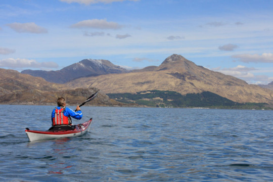 Looking into Loch Nevis, Inverie & Knoydart Sea Kayak Loch Nevis