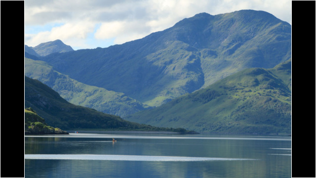 Looking into Loch Hourn Sea Kayak Loch Hourn