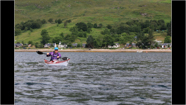 Leaving Arnsidale, Loch Hourn Sea Kayak Loch Hourn Arnisdale