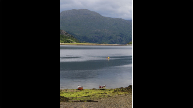 Caolas Mor, Loch Hourn from Fraoch Eilean Sea Kayak Loch Hourn
