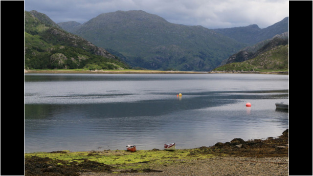 Caolas Mor, Loch Hourn from Fraoch Eilean Sea Kayak Loch Hourn