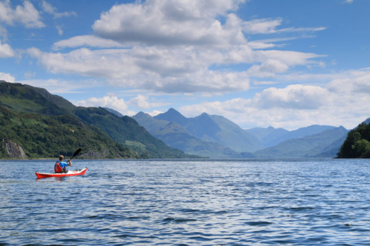 Loch Duich & Kintail Mountains Sea Kayak Loch Duich Kintail Mountains