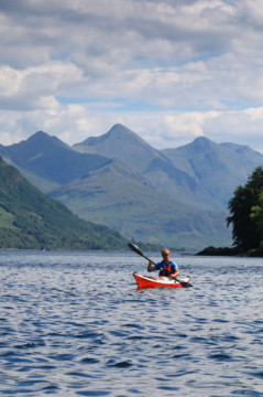 Loch Duich & Kintail Mountains Sea Kayak Loch Duich Kintail Mountains