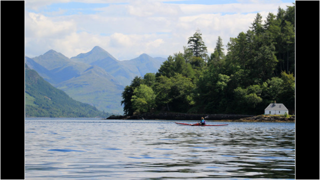 Totaig, Loch Duich & Kintail Mountains Sea Kayak Loch Duich Kintail Mountains