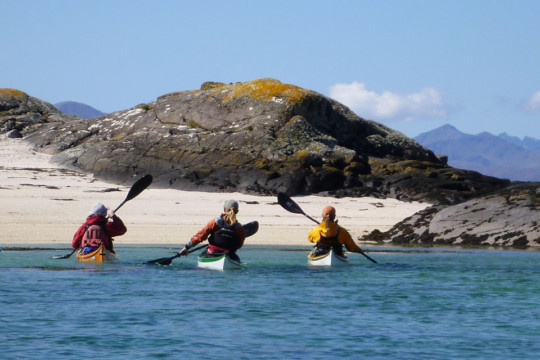 Hidden Beaches, Plockton Skerries Sea Kayak Plockton Beach