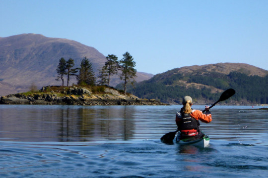 Leaving Plockton Sea Kayak Plockton