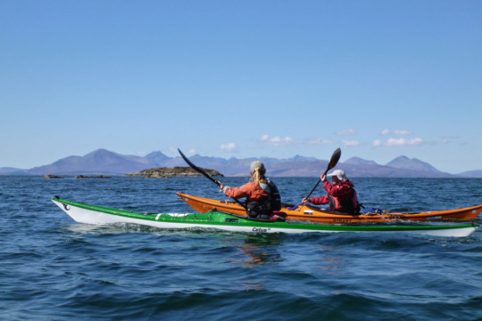 Skye Cuillins from Plockton Sea Kayak Plockton Skye