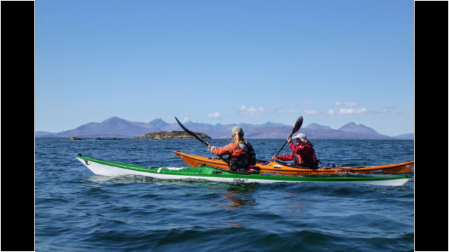 Skye Cuillins from Plockton Sea Kayak Plockton Skye