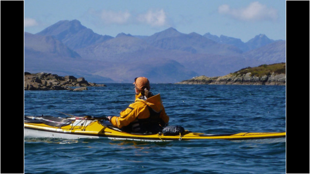 Skye Cuillins from Plockton Sea Kayak Plockton Skye