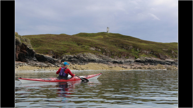 Light on Eilean Beag, Crowlin Islands Sea Kayak Crowlin Islands