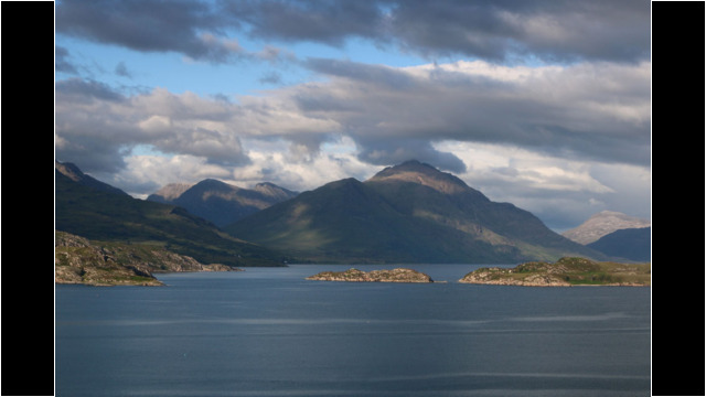 Entrance to Upper Loch Torridon Shieldaig Torridon