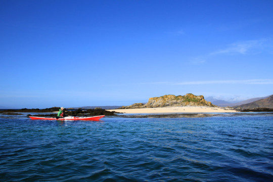 Coral Beach at Eileen Dubh, Loch Eishort Sea Kayak Loch Eishort Skye Beach