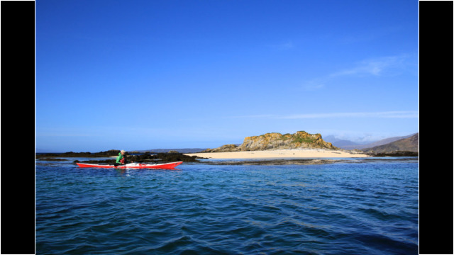 Coral Beach at Eileen Dubh, Loch Eishort Sea Kayak Loch Eishort Skye Beach