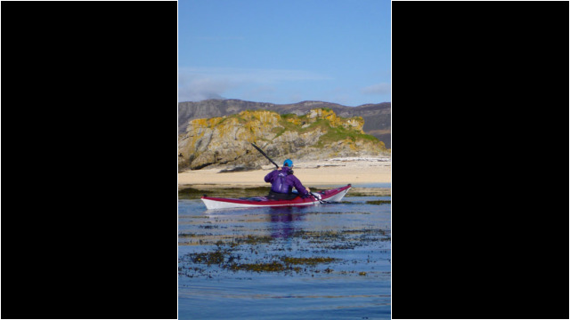 Coral Beach at Eileen Dubh, Loch Eishort Sea Kayak Loch Eishort Skye Beach