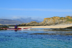 Coral Beach on Eileen Dubh Sea Kayak Loch Eishort Skye Beach