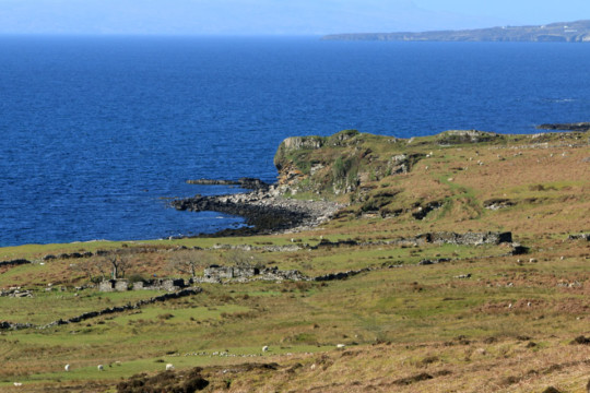 Boreraig Clearance Village, loch Eishort Loch Eishort Skye Boreraig