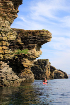 Cliffs near Spar Cave, Strathaird Peninsula Sea Kayak Strathaird Peninsula Skye