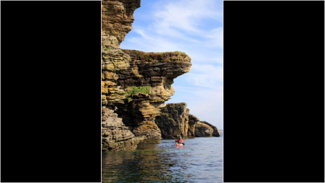 Cliffs near Spar Cave, Strathaird Peninsula Sea Kayak Strathaird Peninsula Skye