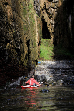 Spar Cave, Strathaird Peninsula Sea Kayak Strathaird Peninsula Spar Cave Skye