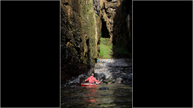 Spar Cave, Strathaird Peninsula Sea Kayak Strathaird Peninsula Spar Cave Skye