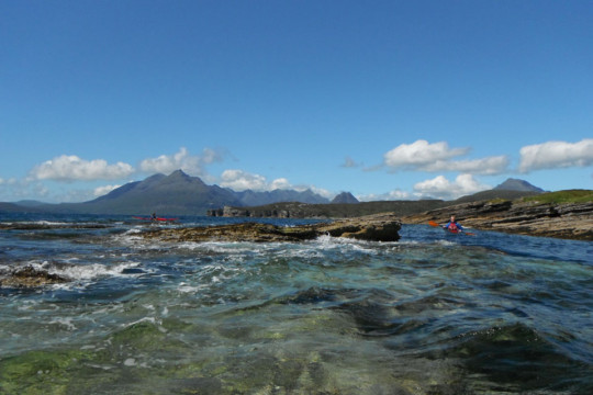 Eilean na h-Airde & Cuillins, Strathaird Peninsula Sea Kayak Strathaird Peninsula Skye