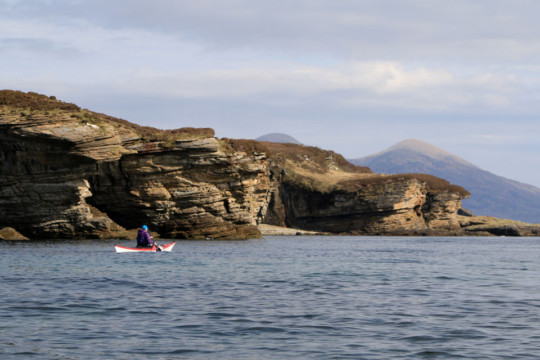 Cliffs near Spar Cave, Strathaird Peninsula Sea Kayak Strathaird Peninsula Skye