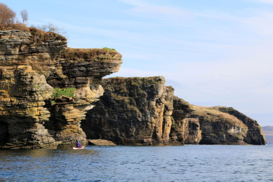 Cliffs near Spar Cave, Strathaird Peninsula Sea Kayak Strathaird Peninsula Skye
