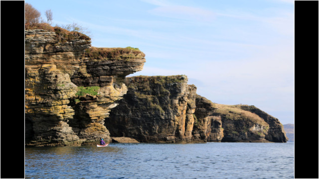 Cliffs near Spar Cave, Strathaird Peninsula Sea Kayak Strathaird Peninsula Skye
