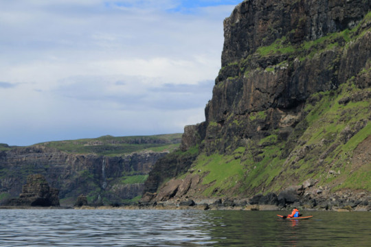 Stac an Tuill & Waterfall, Talisker Sea Kayak Talisker Skye