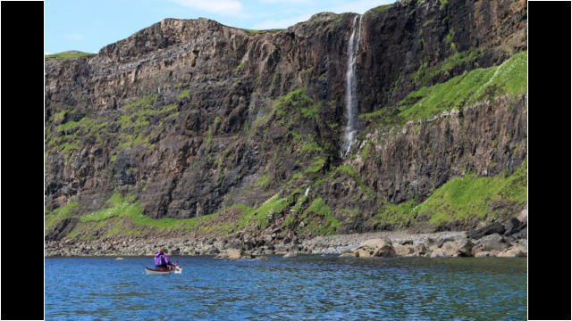 Waterfall, Talisker Sea Kayak Talisker Skye