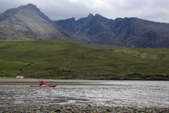Leaving Glen Brittle Sea Kayak Talisker Skye Glen Brittle Cuillin