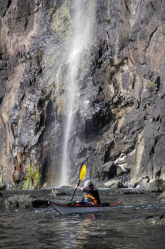 Waterfall, Neist Point Sea Kayak Neist Point Waterfall Skye