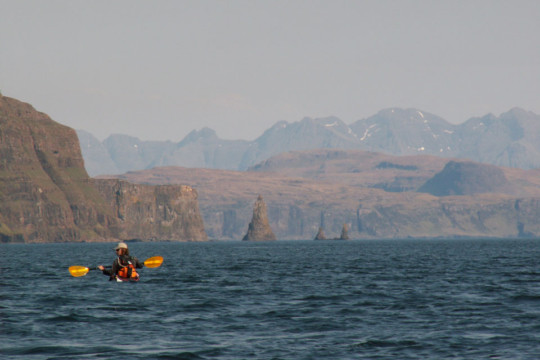 Macleod's Maidens & Cuillins, Neist Point Sea Kayak Neist Point Macleod's Maidens Skye