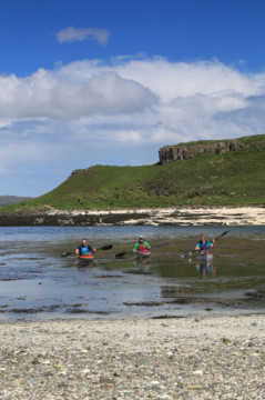 Coral Beaches, Loch Dunvegan Sea Kayak Loch Dunvegan Coral Beaches Skye