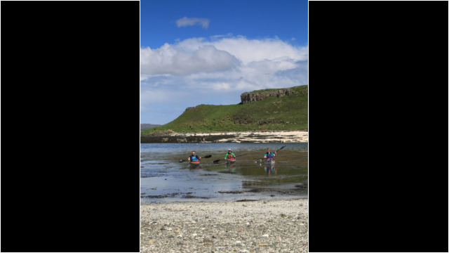 Coral Beaches, Loch Dunvegan Sea Kayak Loch Dunvegan Coral Beaches Skye