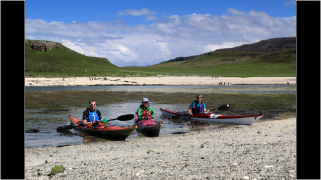 Coral Beaches, Loch Dunvegan Sea Kayak Loch Dunvegan Coral Beaches Skye