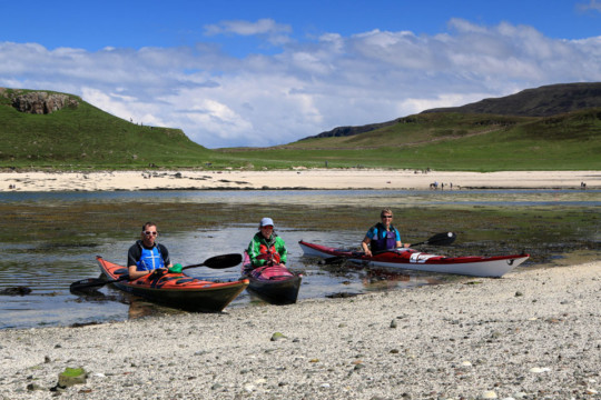 Coral Beaches, Loch Dunvegan Sea Kayak Loch Dunvegan Coral Beaches Skye