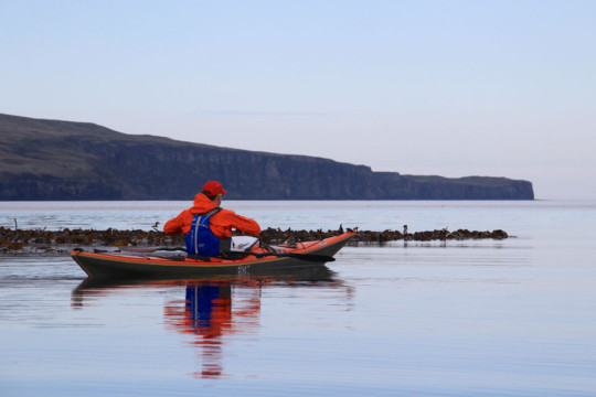 Waternish Point from Ascrib Islands Sea Kayak Waternish Point Ascrib Islands Skye