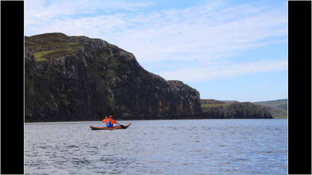 Cliffs near Greshornish point, Waternish Sea Kayak Waternish Point Skye