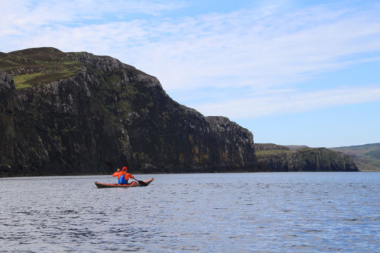 Cliffs near Greshornish point, Waternish Sea Kayak Waternish Point Skye